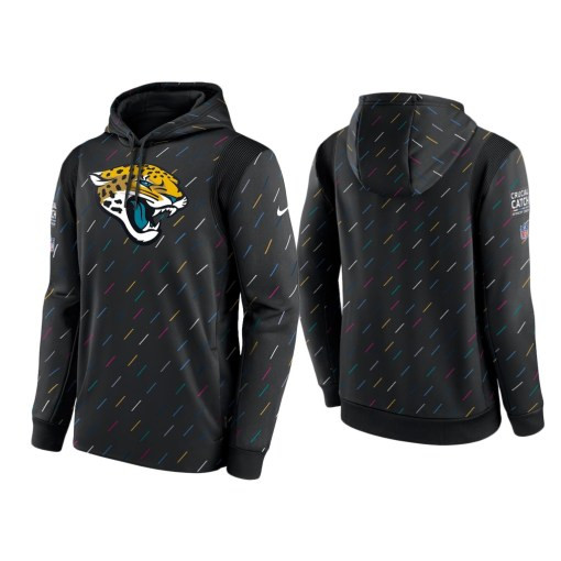 Men’S Jacksonville Jaguars 2021 Crucial Catch Charcoal Therma Pullover Hoodie Jacksonville Jaguars Charcoal Jacket