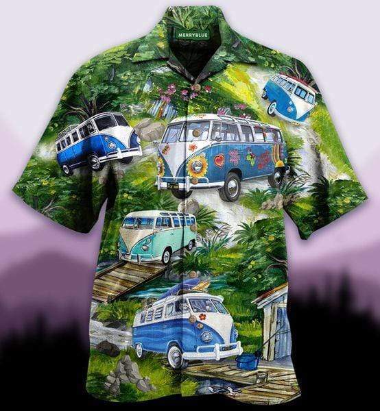 Life Is Best When You Are Camping Green Hawaii Shirt For Men Women Ha71423