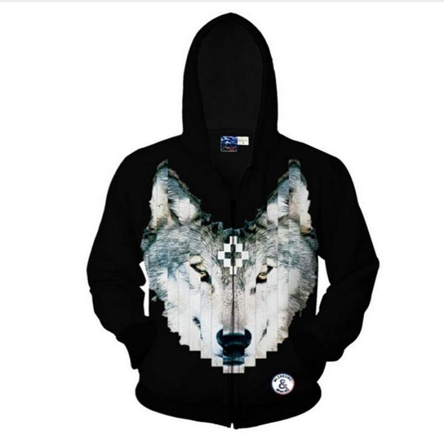 Newest Fashion Men Women Hooded Hoodies Zipper Cartoon Cat/Dog/Tiger Printing 3D Animals Hoody Sweatshirt 21 Models