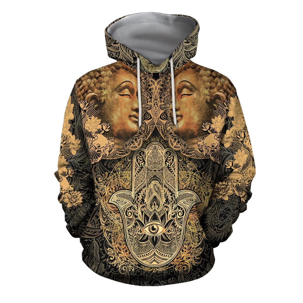 3D All Over Print Buddha Hoodie