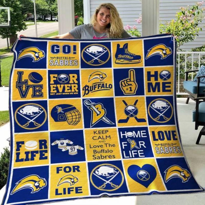 Buffalo Sabres Quilt Blanket 02