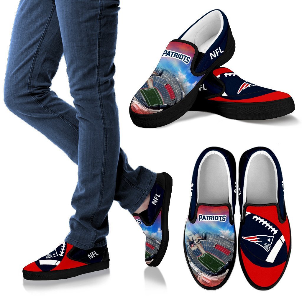 Proud Of Stadium New England Patriots Slip-on Shoes