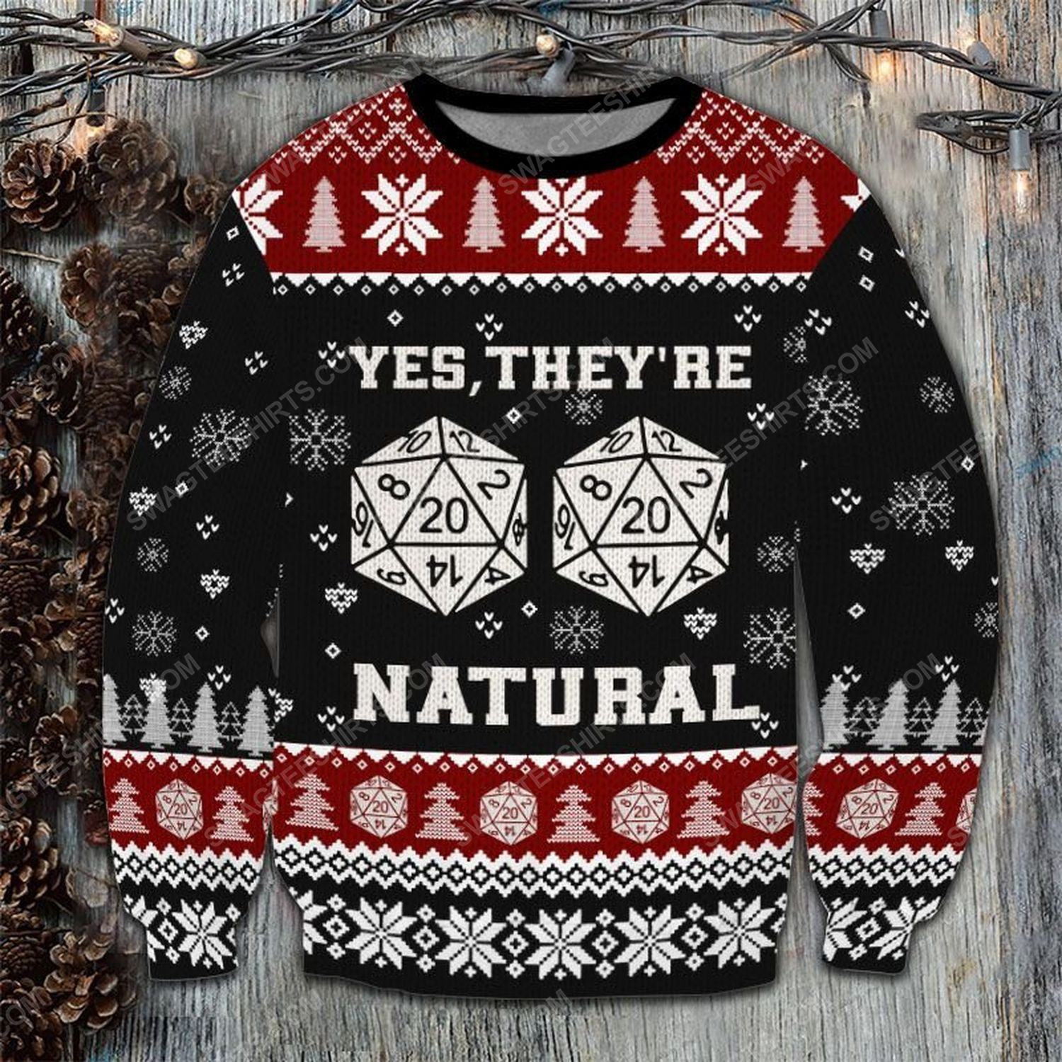 [Special Edition] Dungeons And Dragons They Are Natural ​Ugly Christmas Sweater – Maria