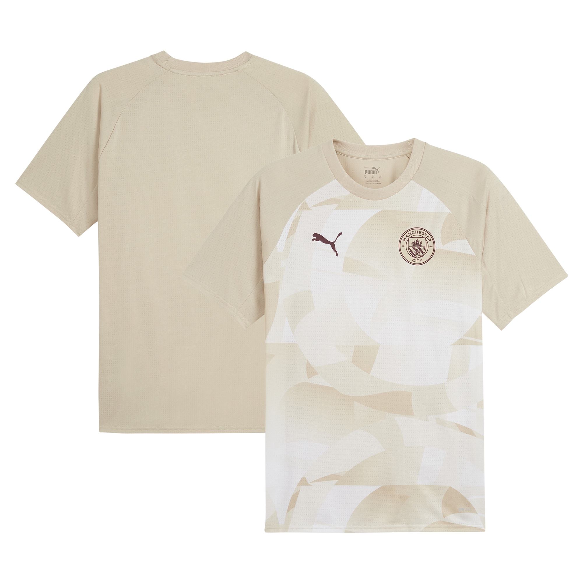 Manchester City 2023/24 Pre-Match Jersey – Tan