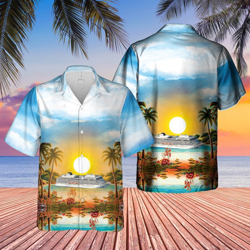 Us Cruise Ship Hawaiian Shirt Set | Unisex | Hs1021