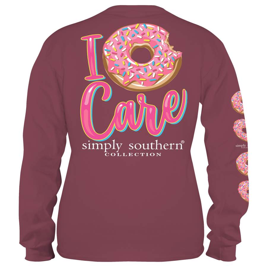 Simply Southern Preppy I Donut Care Long Sleeve T-Shirt - Redditprint ...