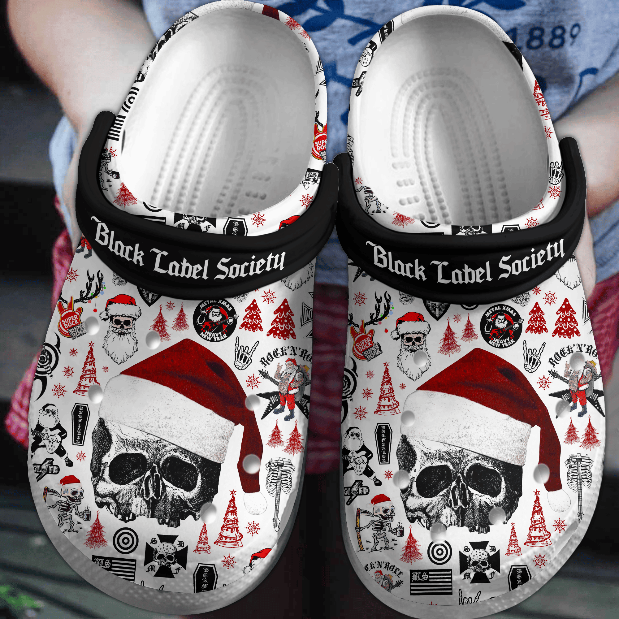 Black Label Society Crocss Clogs For Men Women And Kid 5W7Gbjet