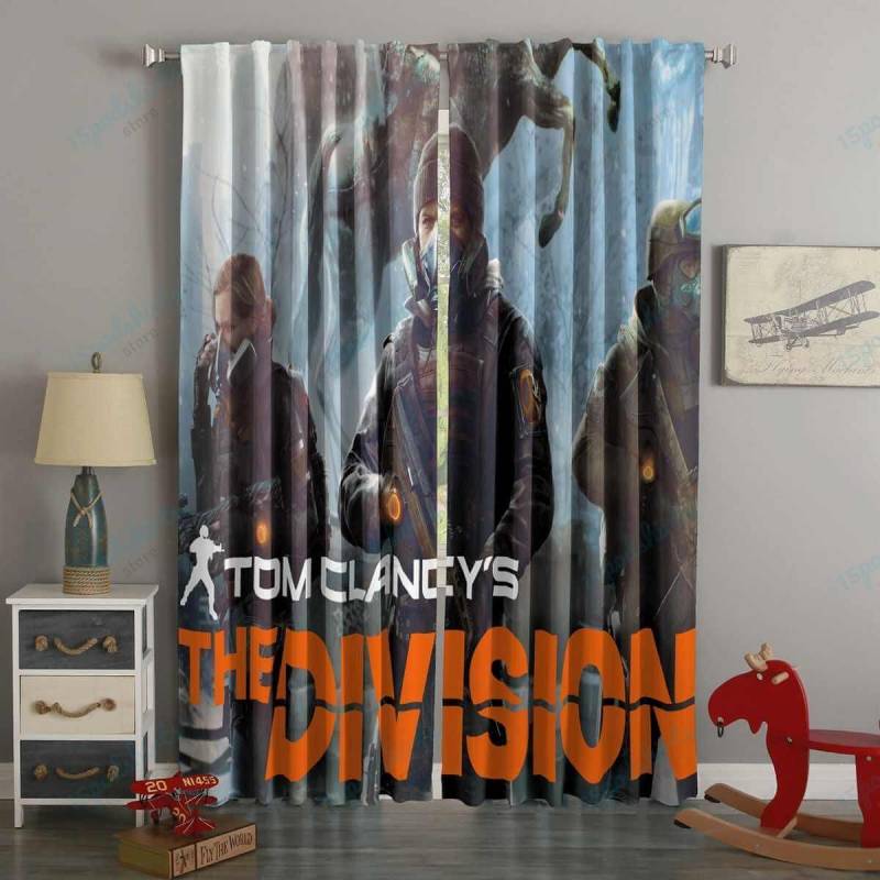 3D Printed Tom Clancy’s The Division Style Custom Living Room Curtains