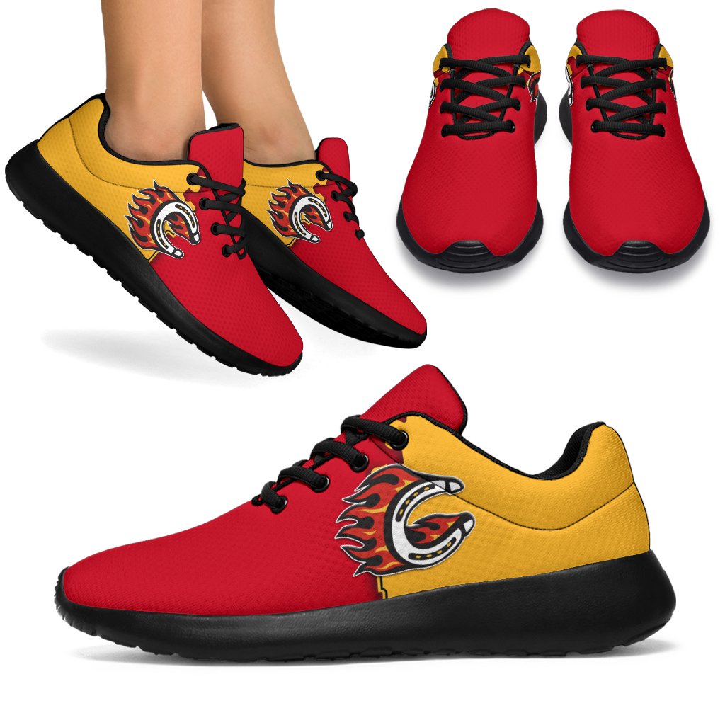 Calgary Flames Sport Sneakers Hockey Special Jersey A31