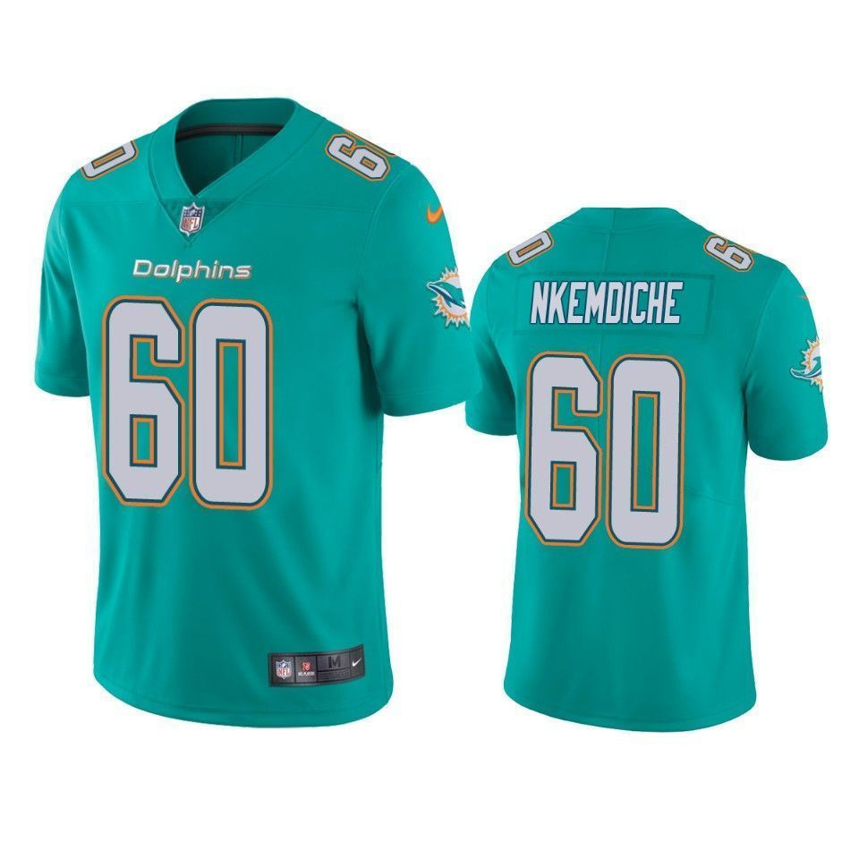 Miami Dolphins Robert Nkemdiche Aqua Vapor Limited 3D Jersey