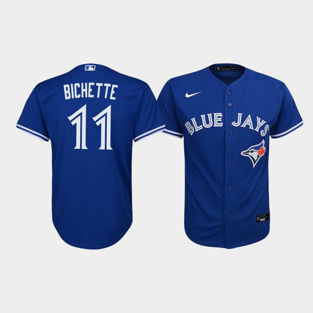 Youth Toronto Blue Jays Bo Bichette 11 Royal Alternate Jersey