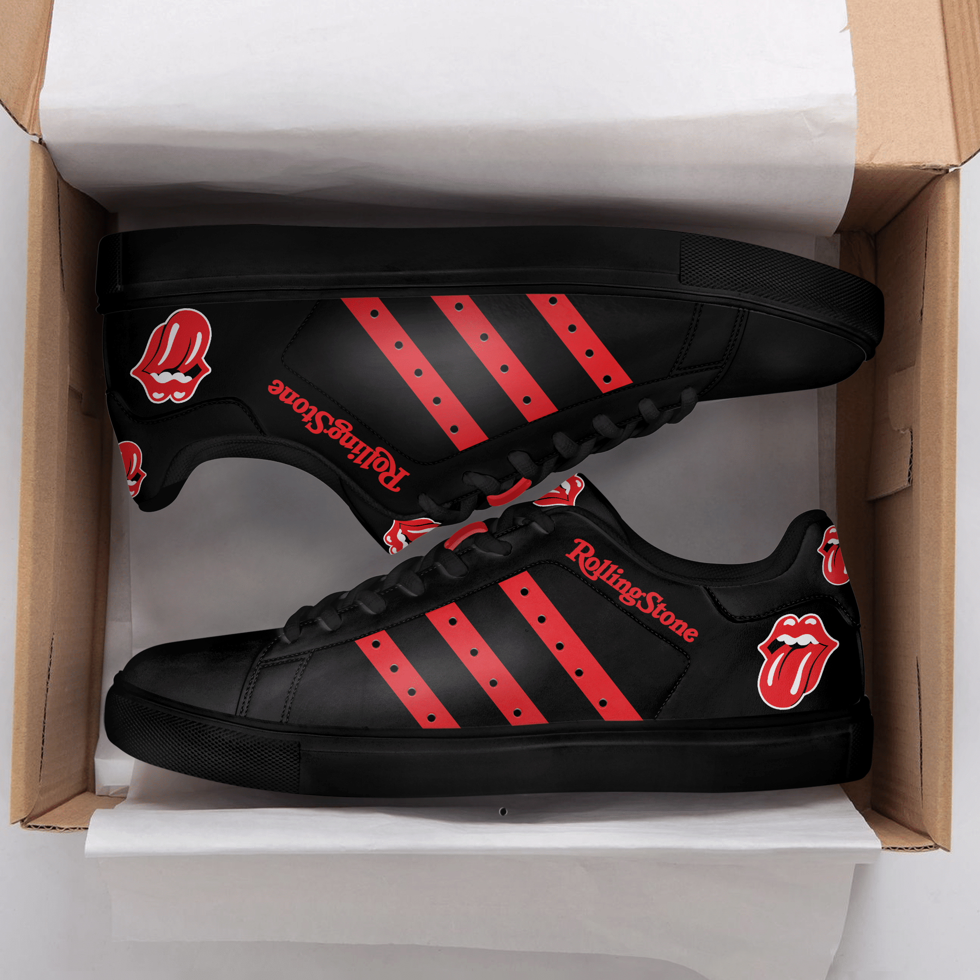 Rolling Stones Low Top Shoes V5