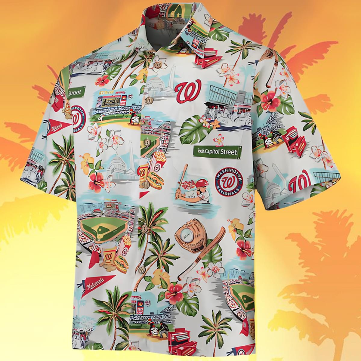 Reyn Spooner Scenic Nationals Hawaiian Shirt Day
