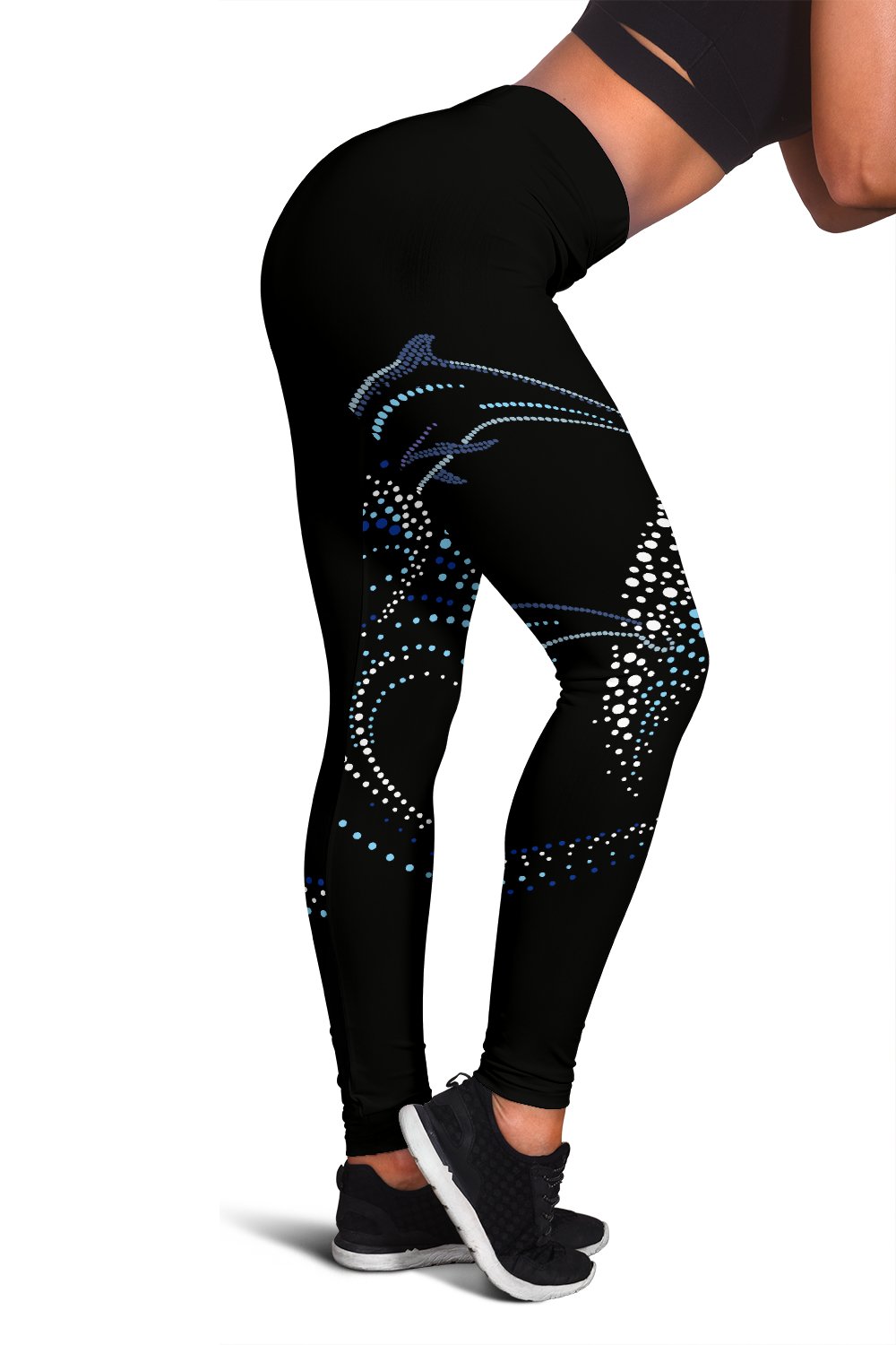 Dolphin Dot Design Women Leggings