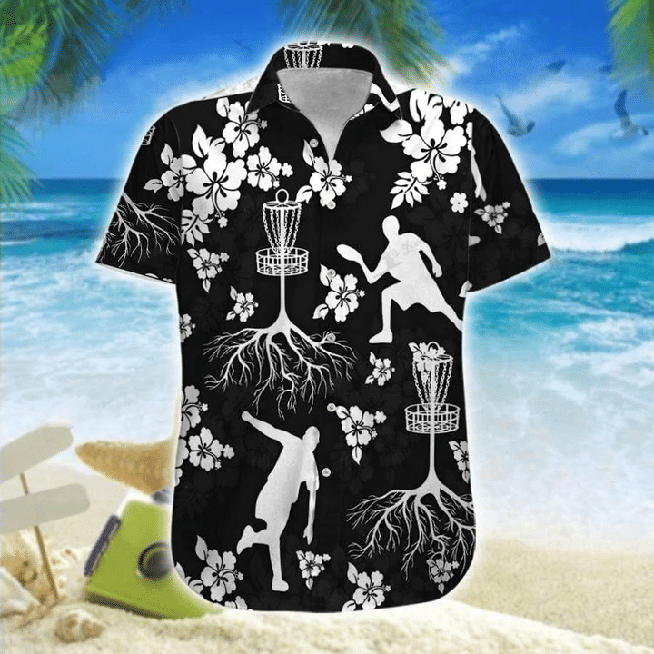 Disc Golf Tree Hibiscus Hawaii Shirt Unisex Adult Ha89693