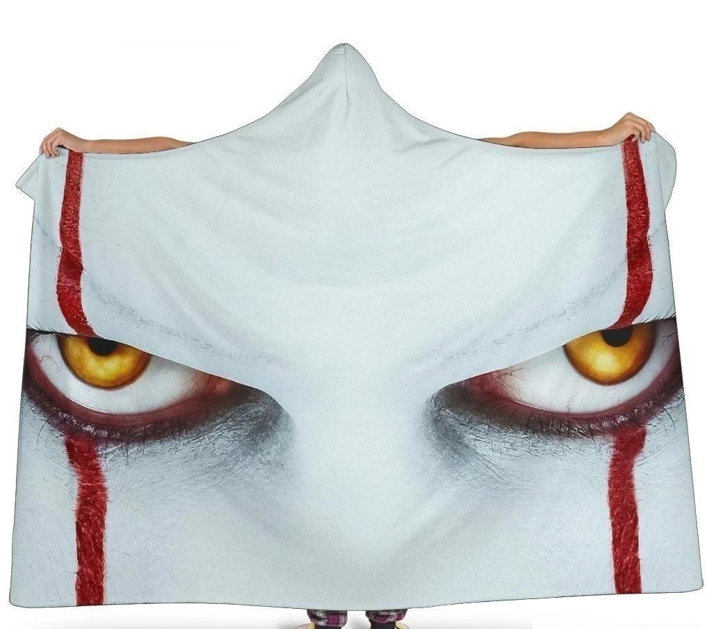 Pennywise Face IT Hooded Blanket Men Women Fan