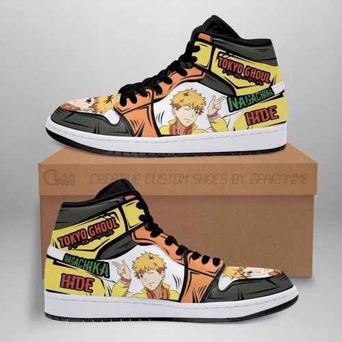 Hideyoshi Hide Jordan Sneakers Custom Tokyo Ghoul Anime Shoes Mn05 Jordan Sneaker