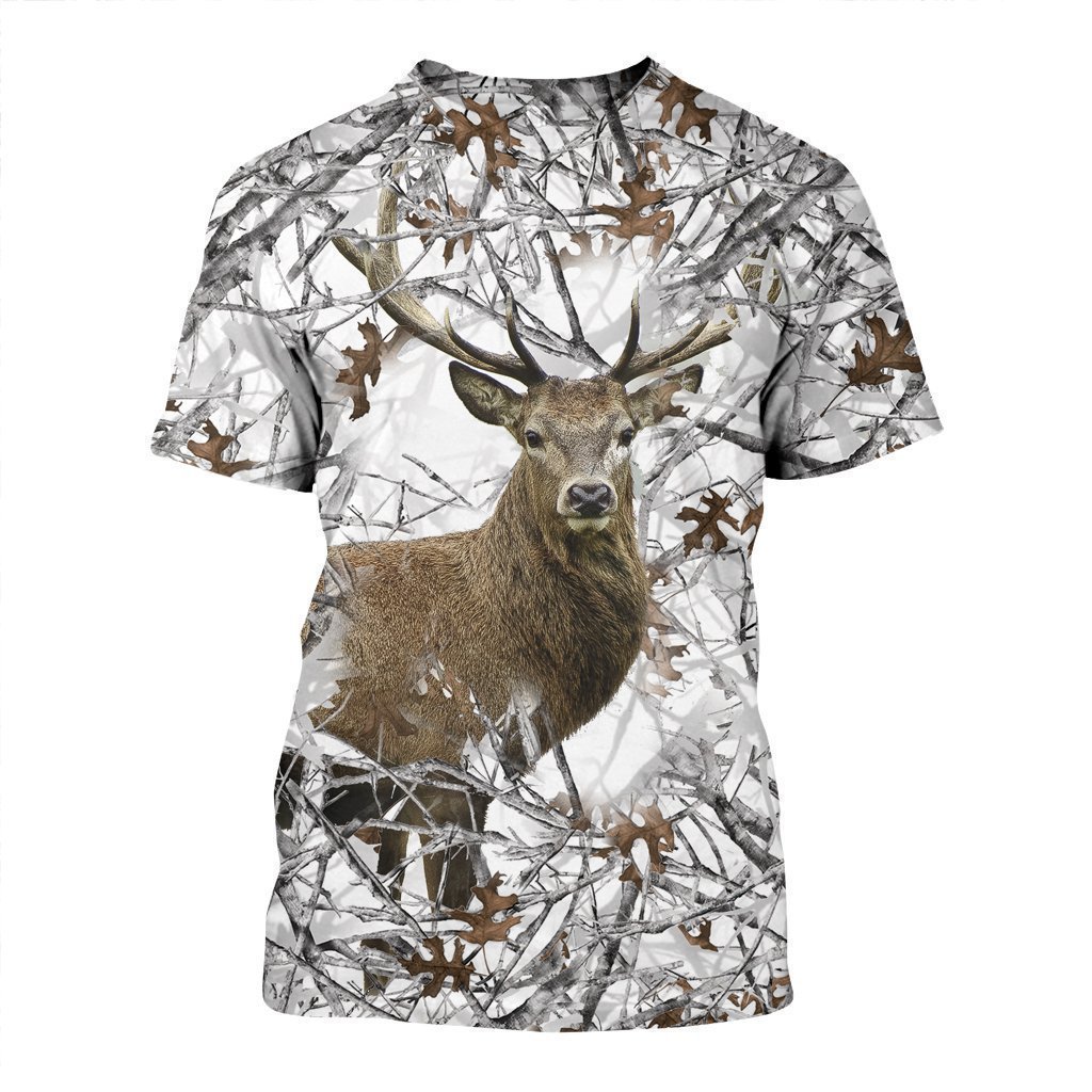 3D All Over Printed Camo Hunting Deer