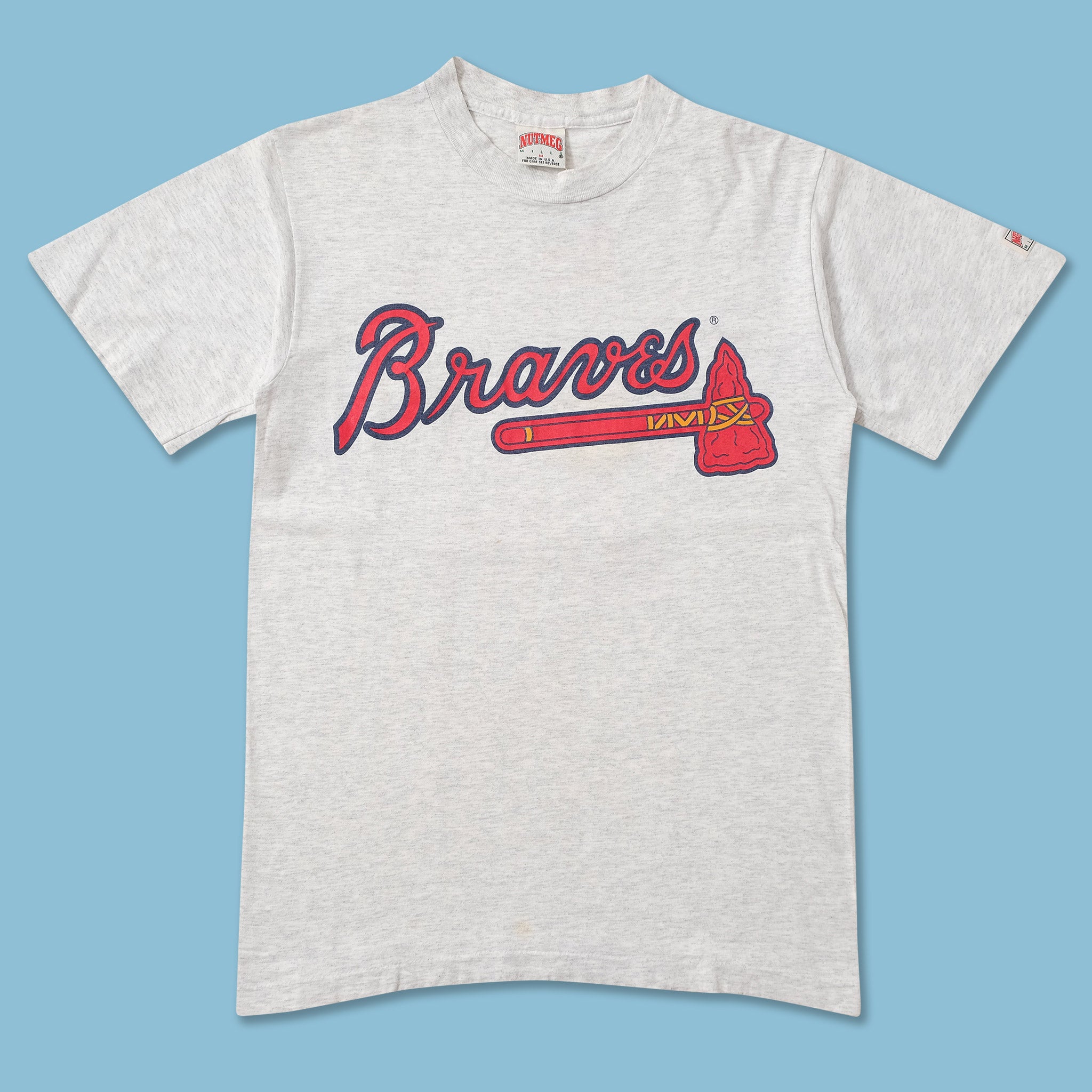 Vintage Nutmeg Atlanta Braves T-Shirt, Sweater, Hoodie, Gift For Fans