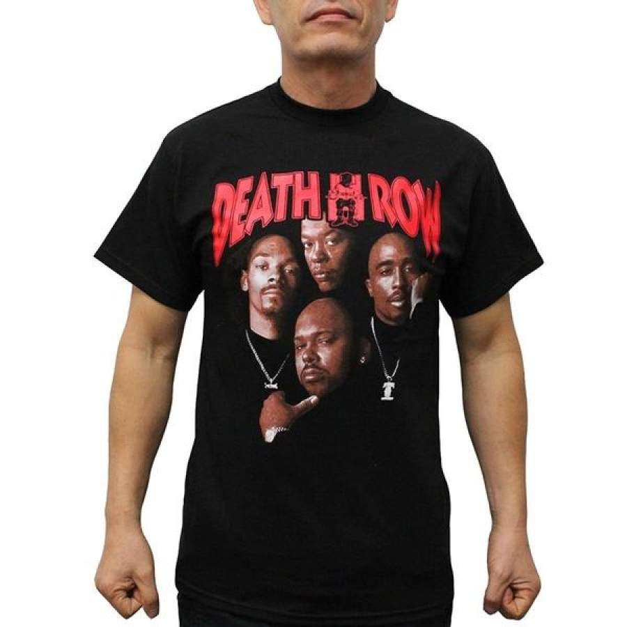 Death Row Records Tupac Dre Poster Men’S T-Shirt Black