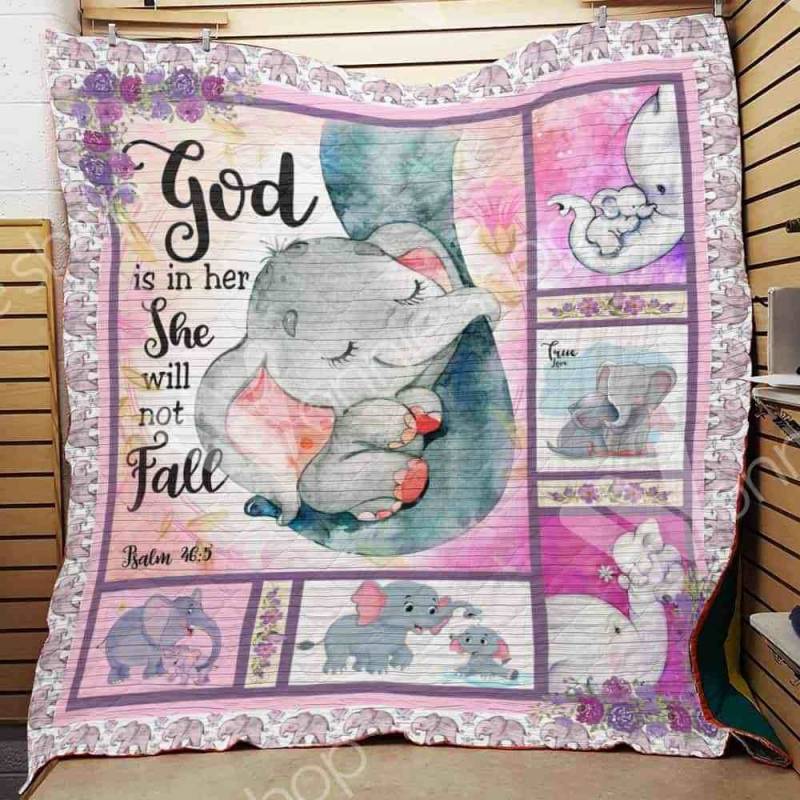 Babygirl Elephant F2703 85O41 Blanket