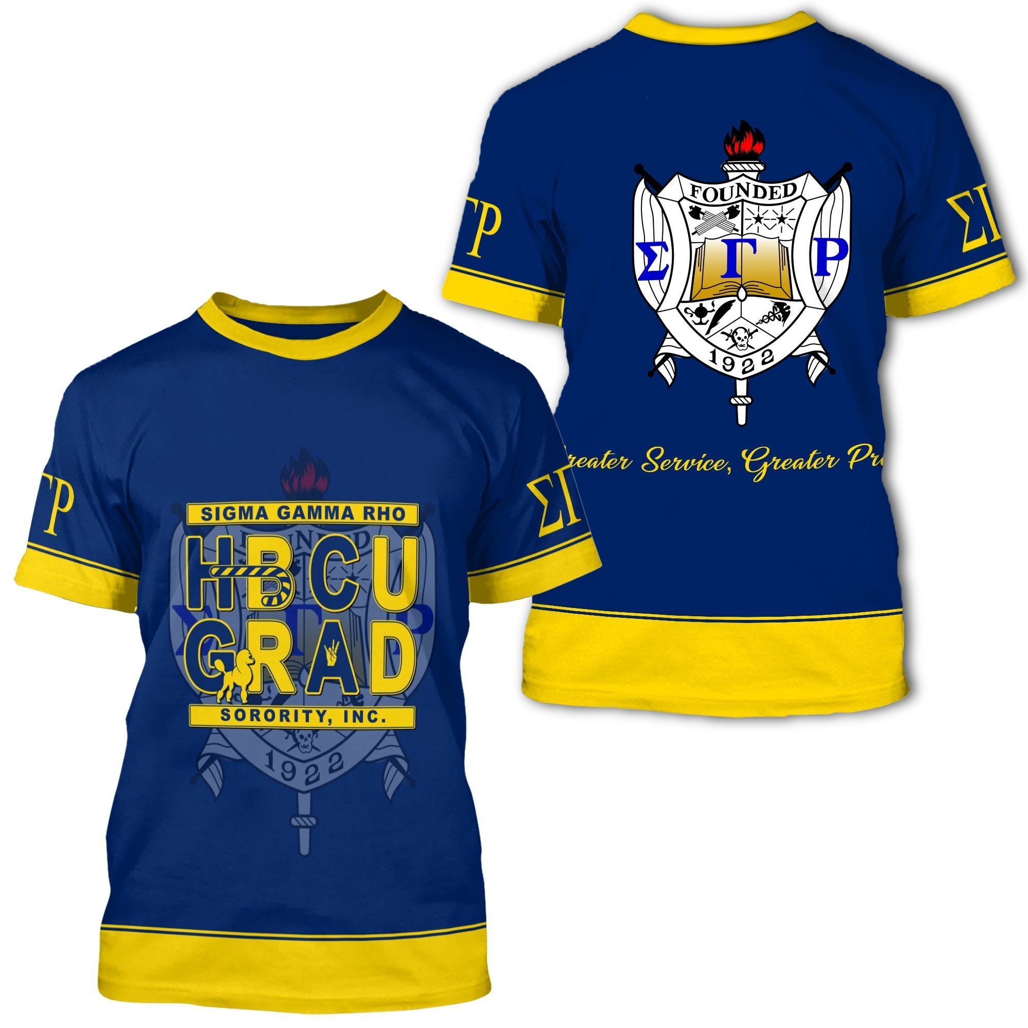 Greek Life T-Shirt – Sigma Gamma Rho T-Shirt Hbcu Style J1