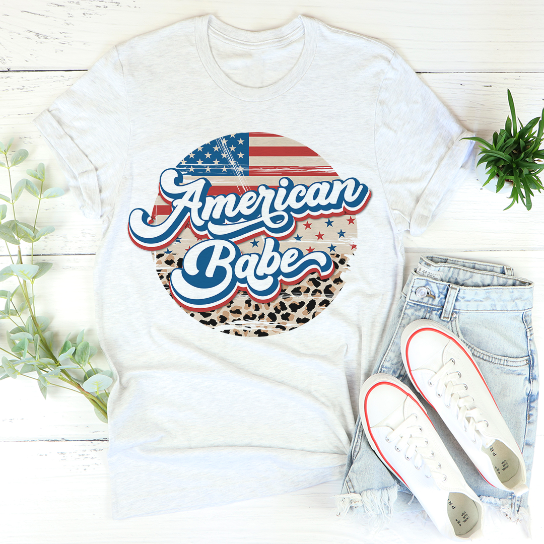 American Babe Leopard Tee