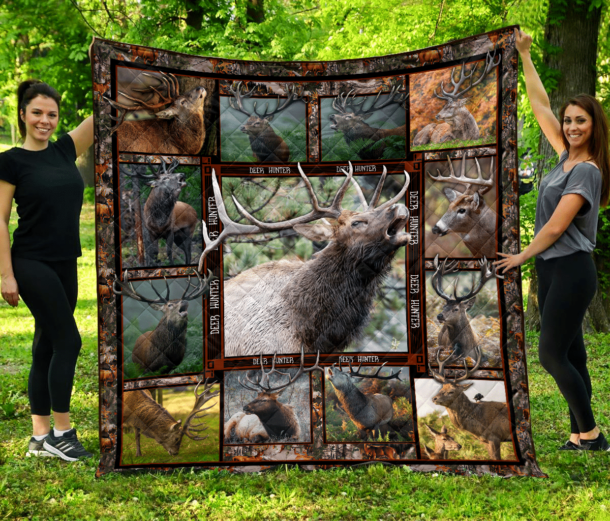 Amazing Great Deer Hunting Quilt