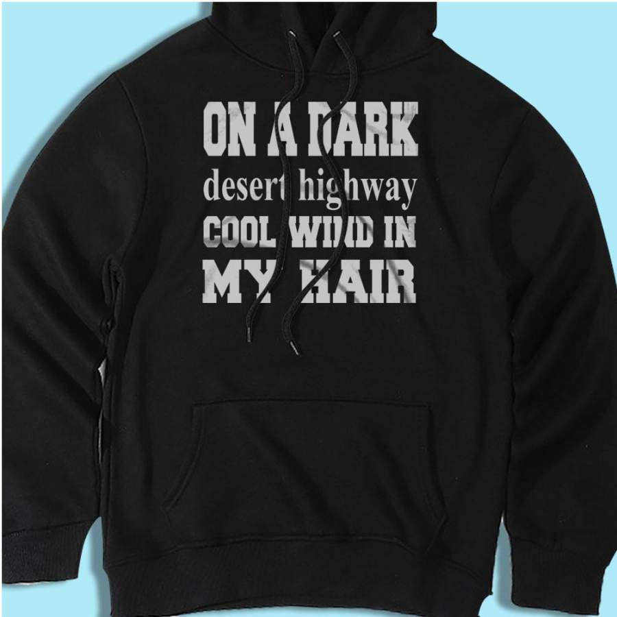 Eagles Band On A Dark Desert Men’S Hoodie