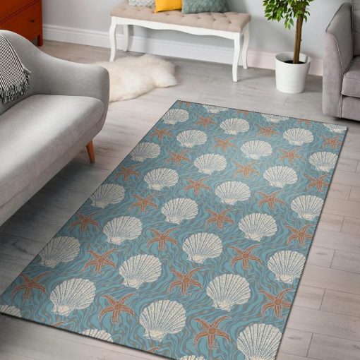 Humpback Whale Print Pattern Area Rug Living Room Rug Home Decor