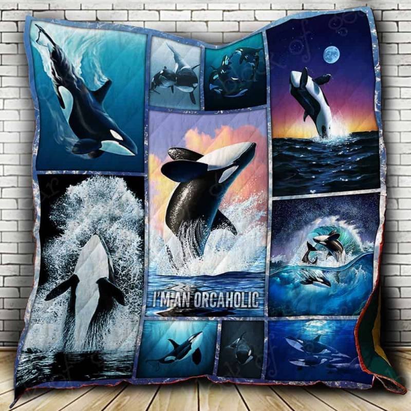 Killer Whale Orcaholic JH1417 Quilt