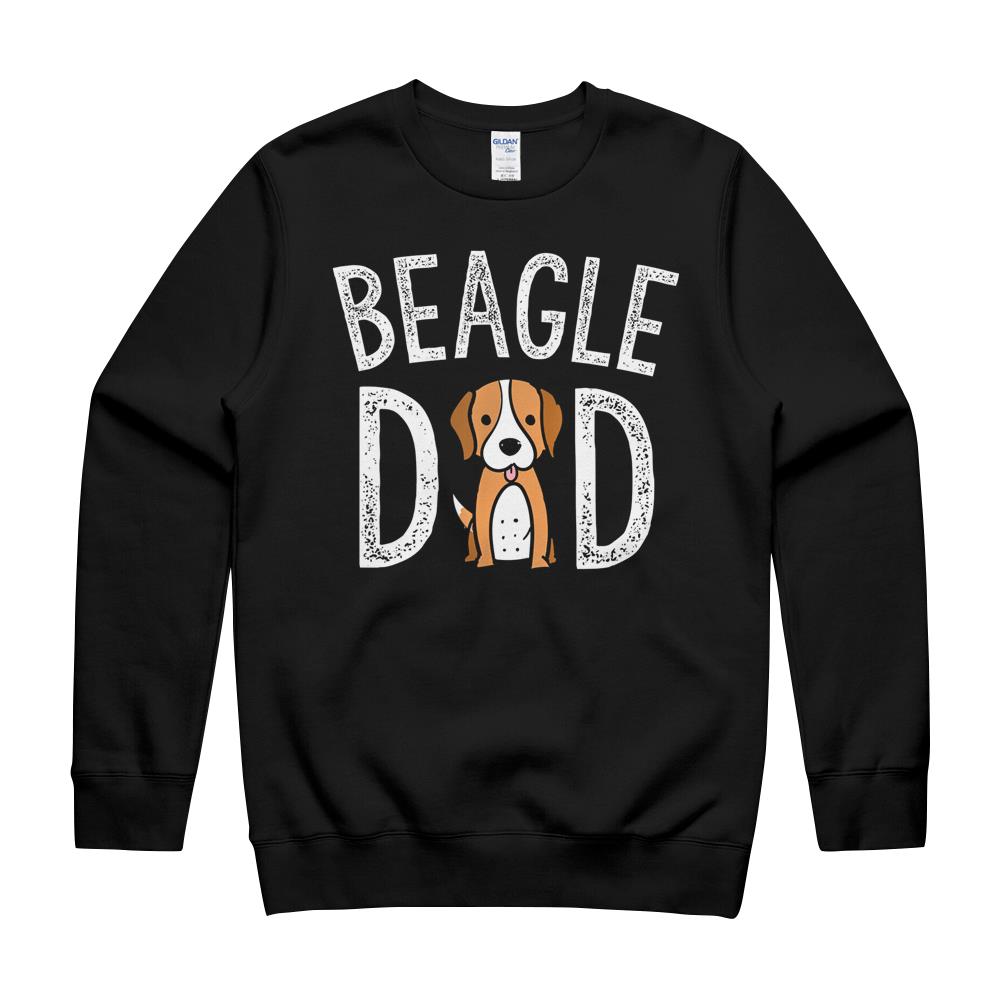 Beagle Dad Shirt Beagle Lover Gifts Funny Dog Dad Pet Tee T-Shirt Crewneck Sweatshirt
