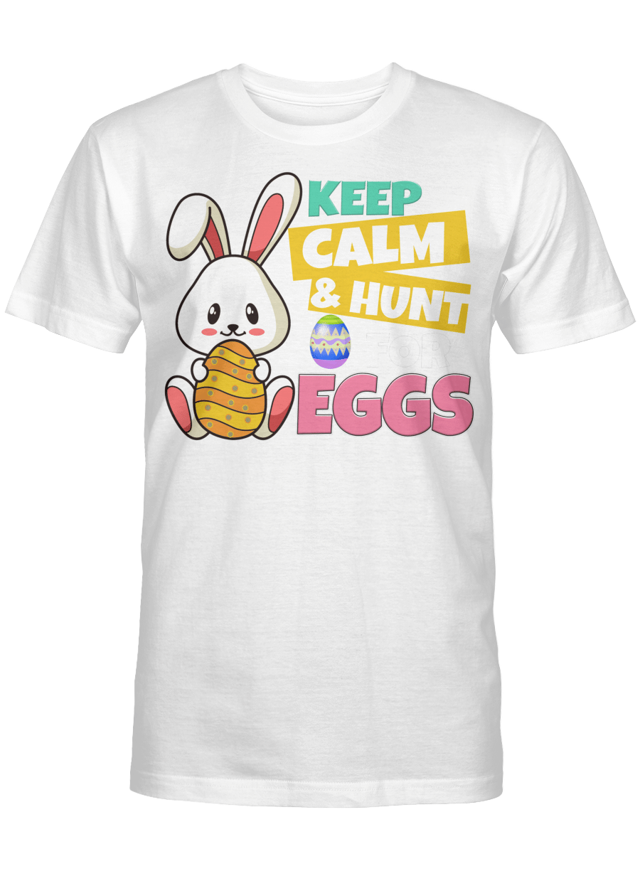 Keep Calm & Hug A Bunny Easter Bunnies Funny Shirt