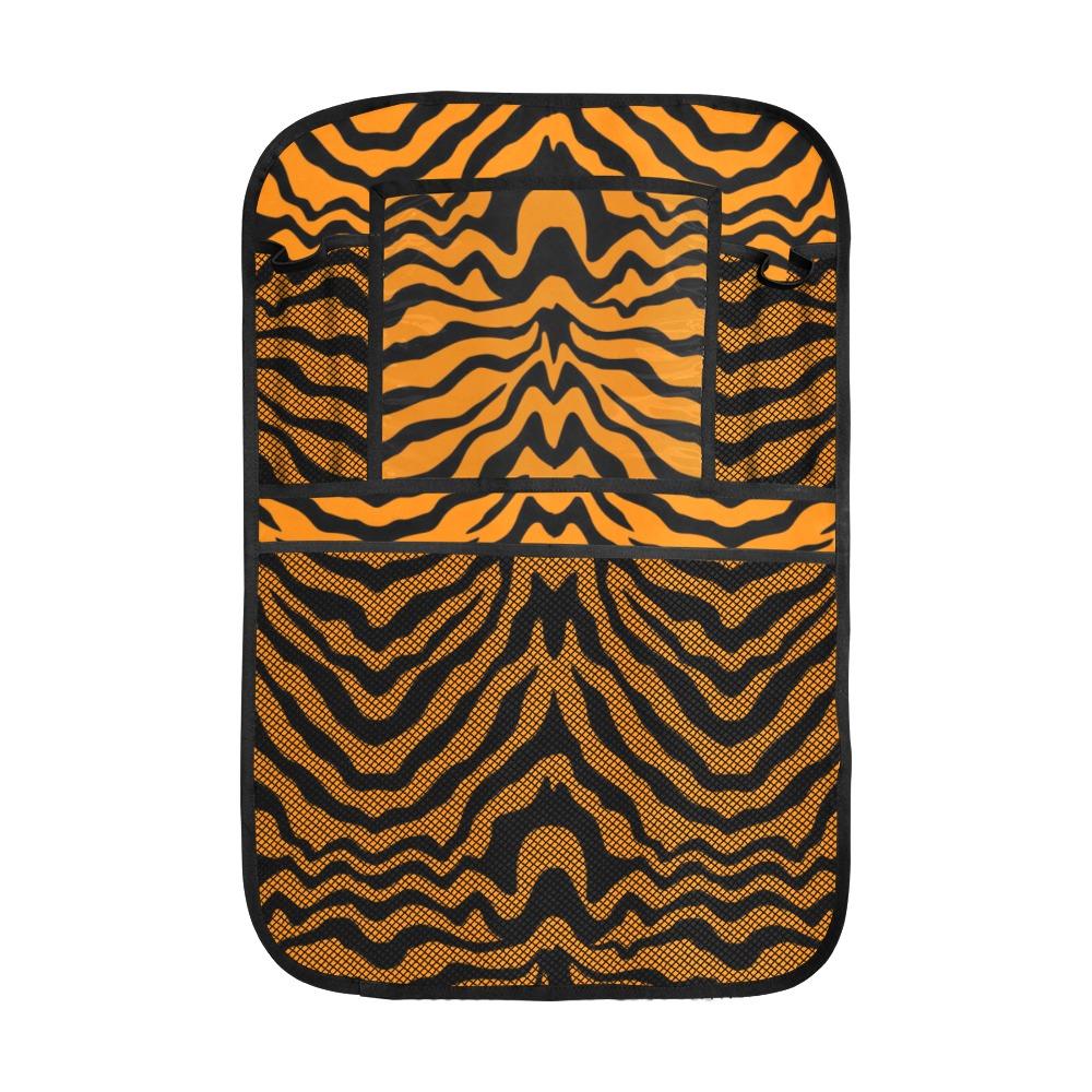 Bengal Tigers Skin Print Pattern Car Seat Back Organizer