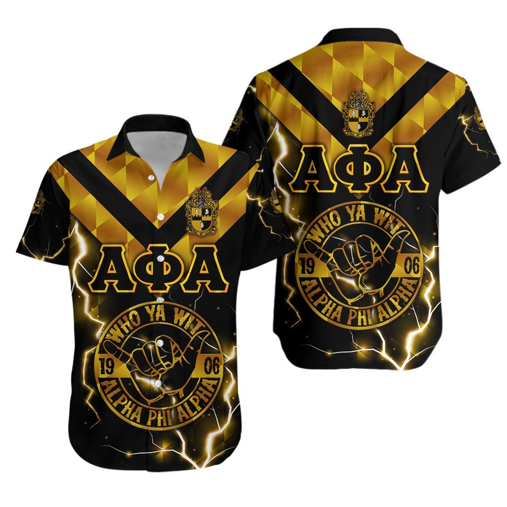 Alpha Phi Alpha Fraternity Hawaiian Shirt Unique Style – Hand Sign Lt8