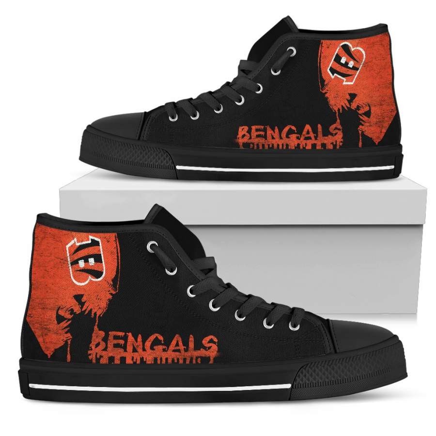 Alien Movie Cincinnati Bengals High Top Shoes