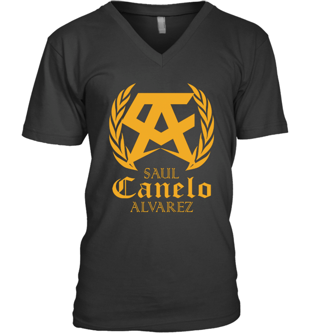 Women’s Canelo Alvarez Logo Vintage Short Sleeve Funny s VNeck