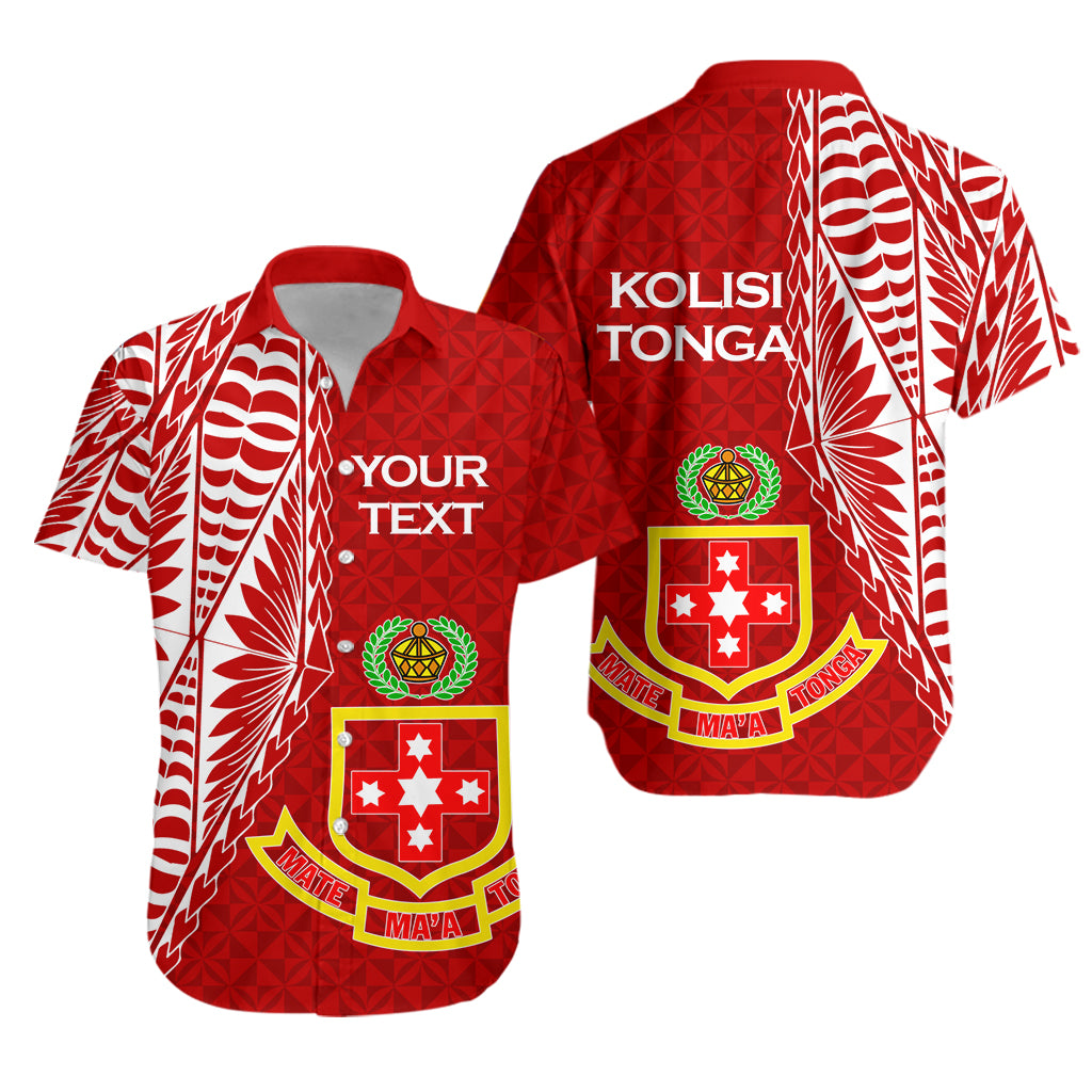 (Custom Personalised) Kolisi Tonga ‘Atele Hawaiian Shirt – Tongan Tribal – Lt12