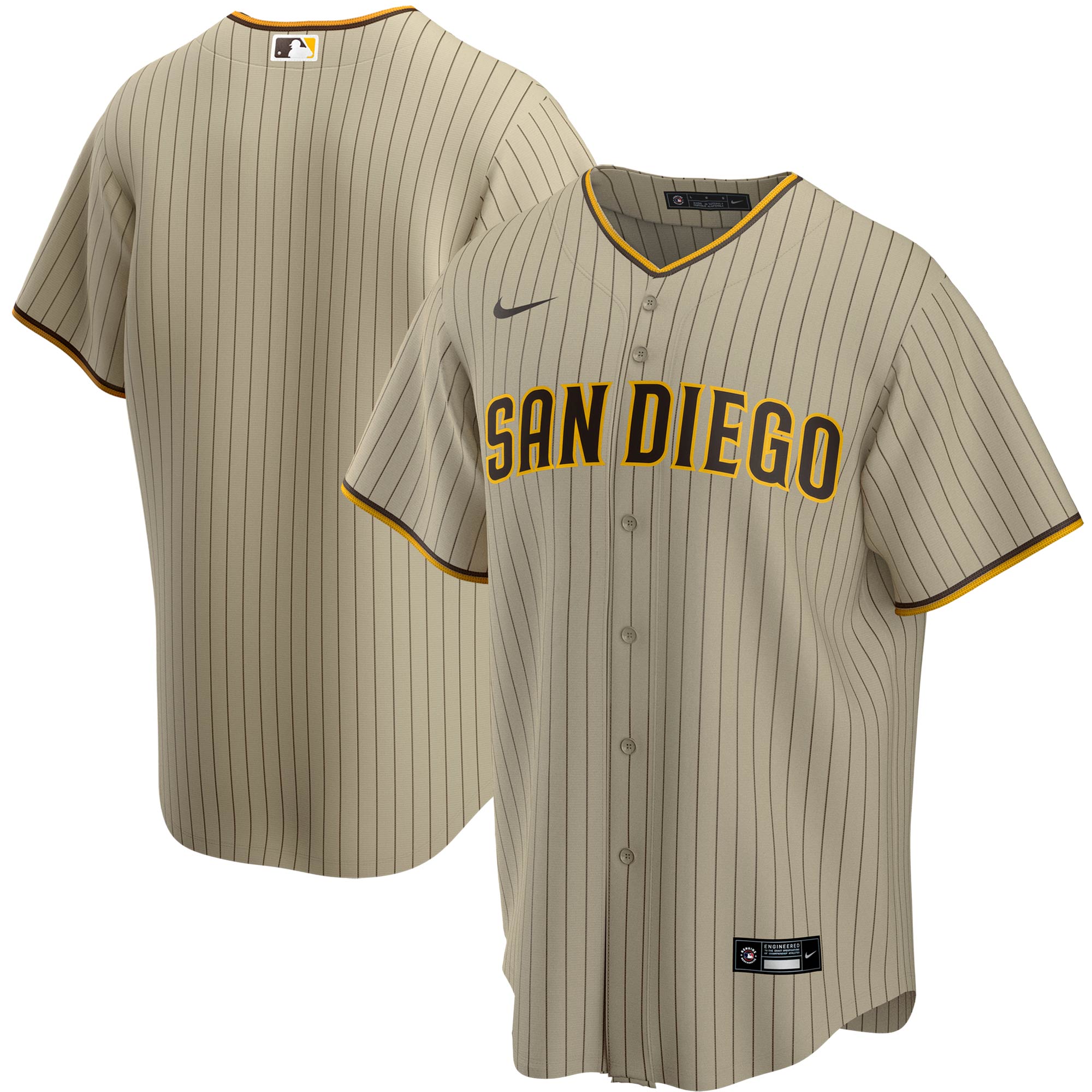 Men’s San Diego Padres Tan Alternate Team Jersey