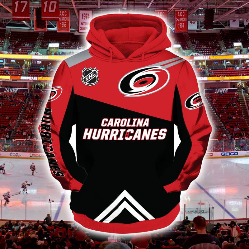 Carolina Hurricanes Hockey Team All Over Print Hoodie