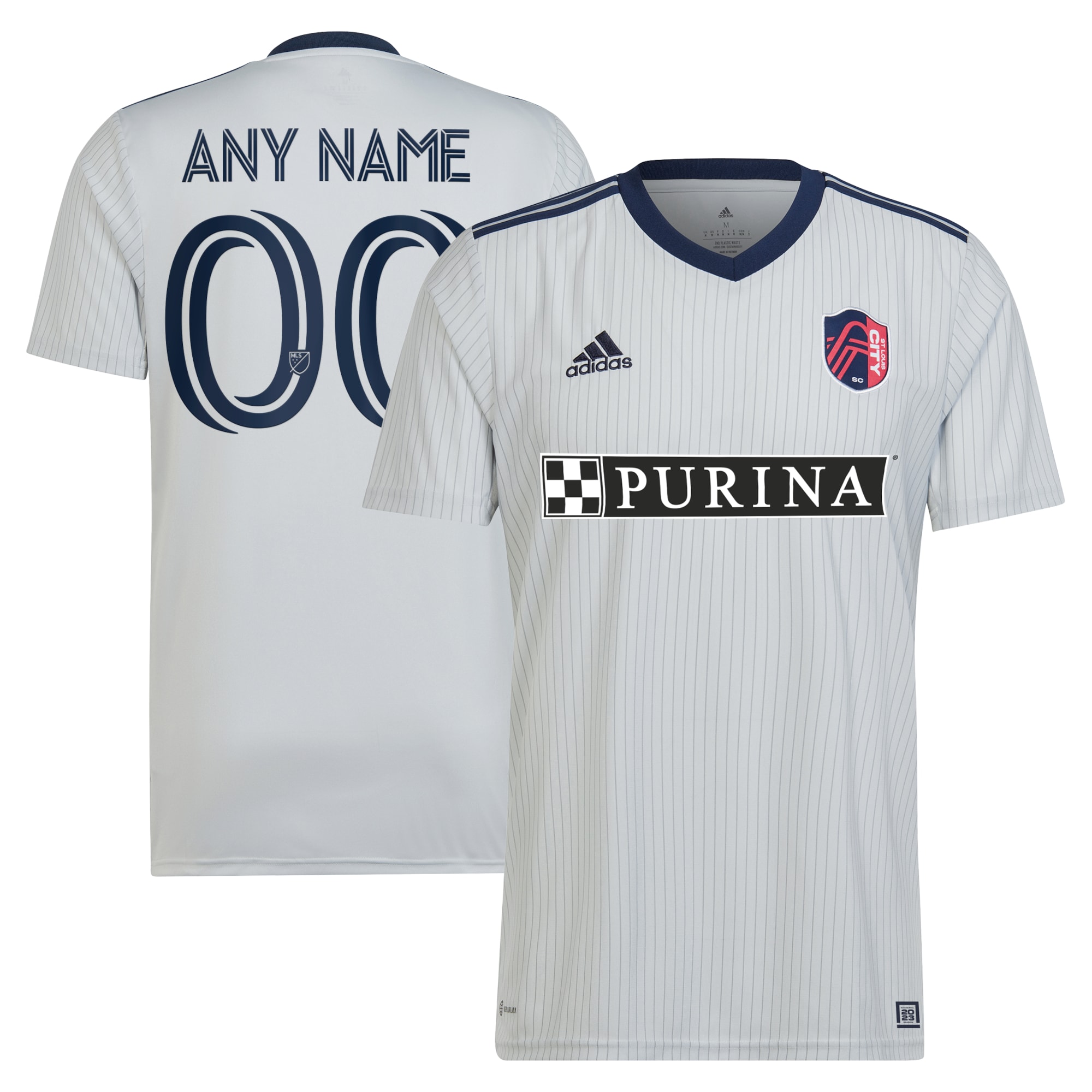 St. Louis City SC 2023 The Spirit Kit Replica Custom Jersey – Gray