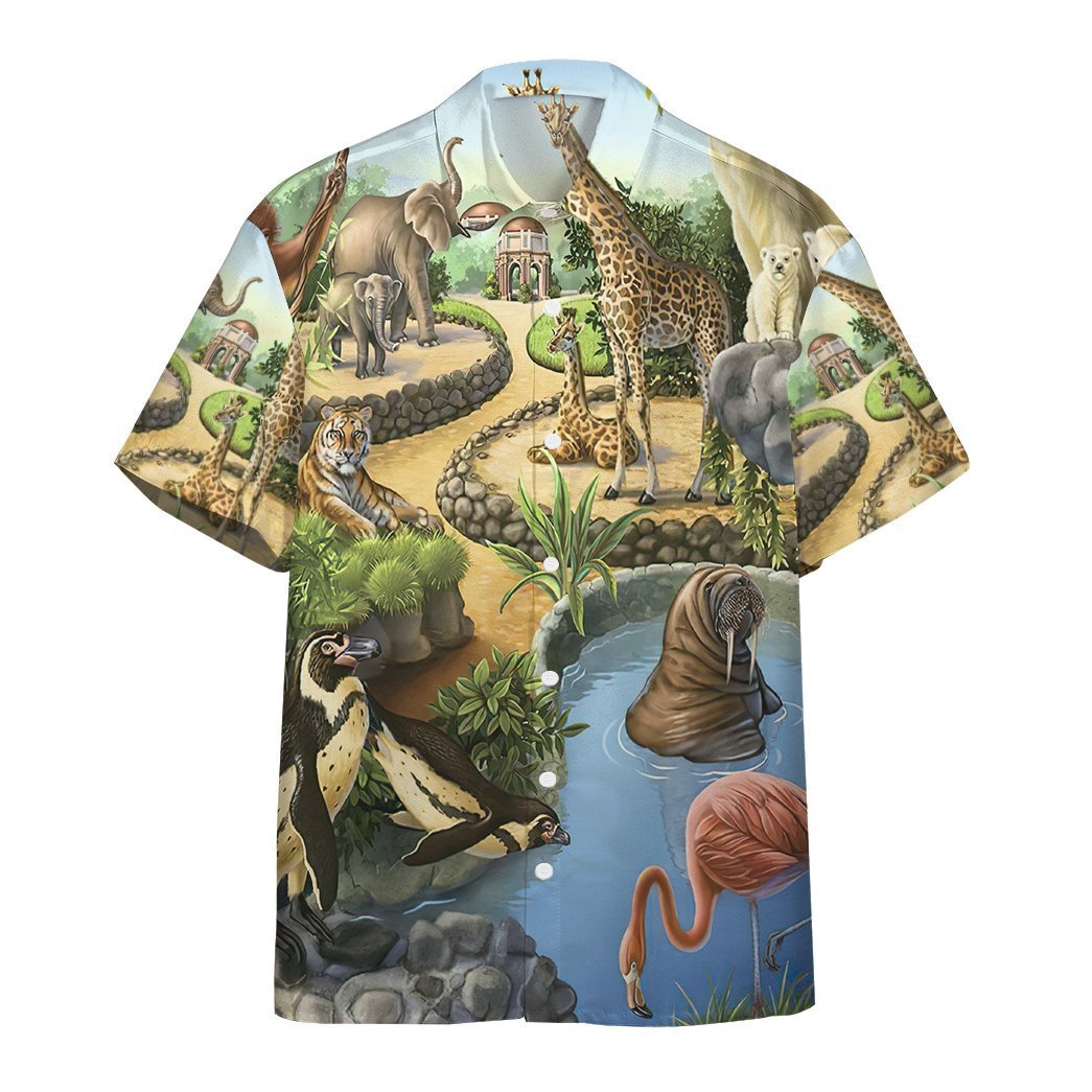 Zoo Animal Hawaiian Shirt | For Men & Women | Adult | Hw6467