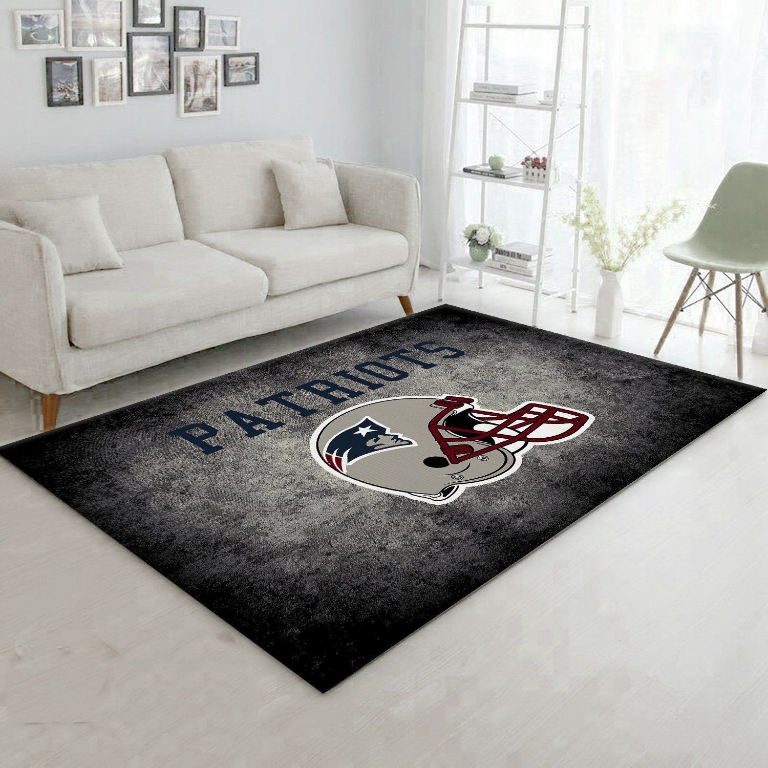 New England Patriots Rug Football Rug All Over Print Logo Custom Area Rug Carpet Full Sizes Rug 998