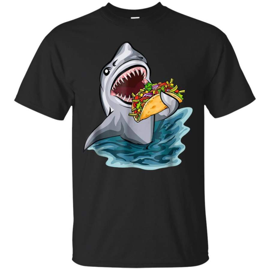 AGR Great Shark Eating Taco T Shirt  Shark Lover Gift Jaq T-shirt