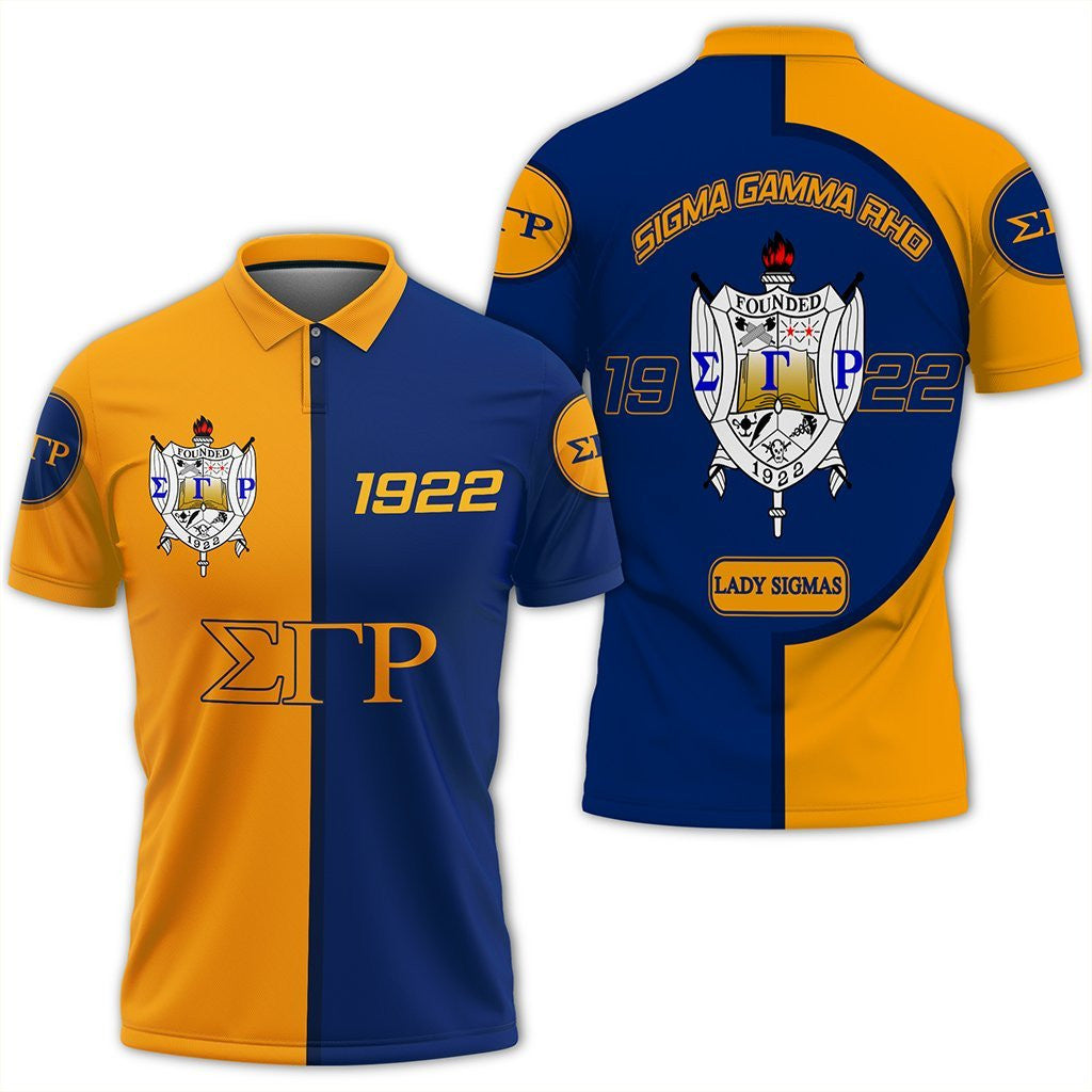 Sorority Polo – Sigma Gamma Rho Polo Shirt Cycle Style