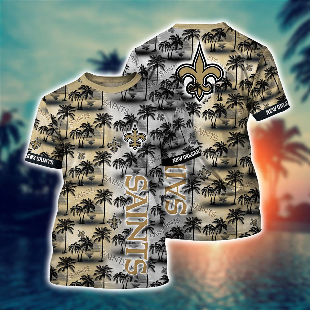 New Orleans Saints Hawaiian T-Shirt