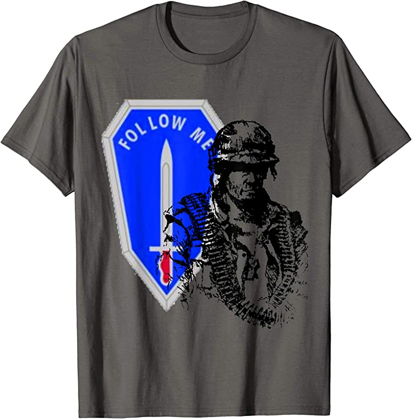 Vintage U.S Infantry Soldier. Follow Me I’m Infantry!! T-Shirt