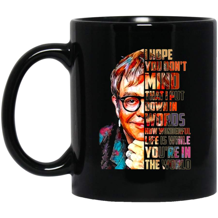 Elton John First Given Name Pride Vintage Distressed Coffee Mug