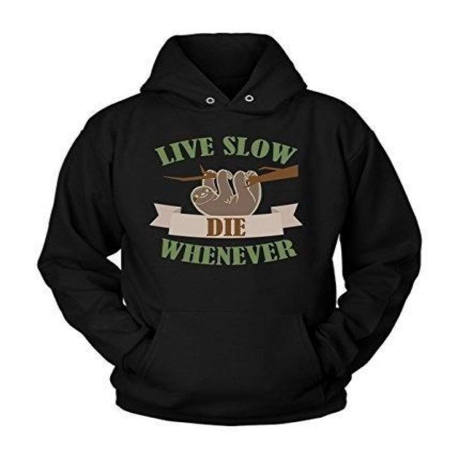 Beautnnn Men and Women Sloth Hoodie Sloth Cotton Fleece Hoodie Great Hoodie with a Creative Quote about Sloth