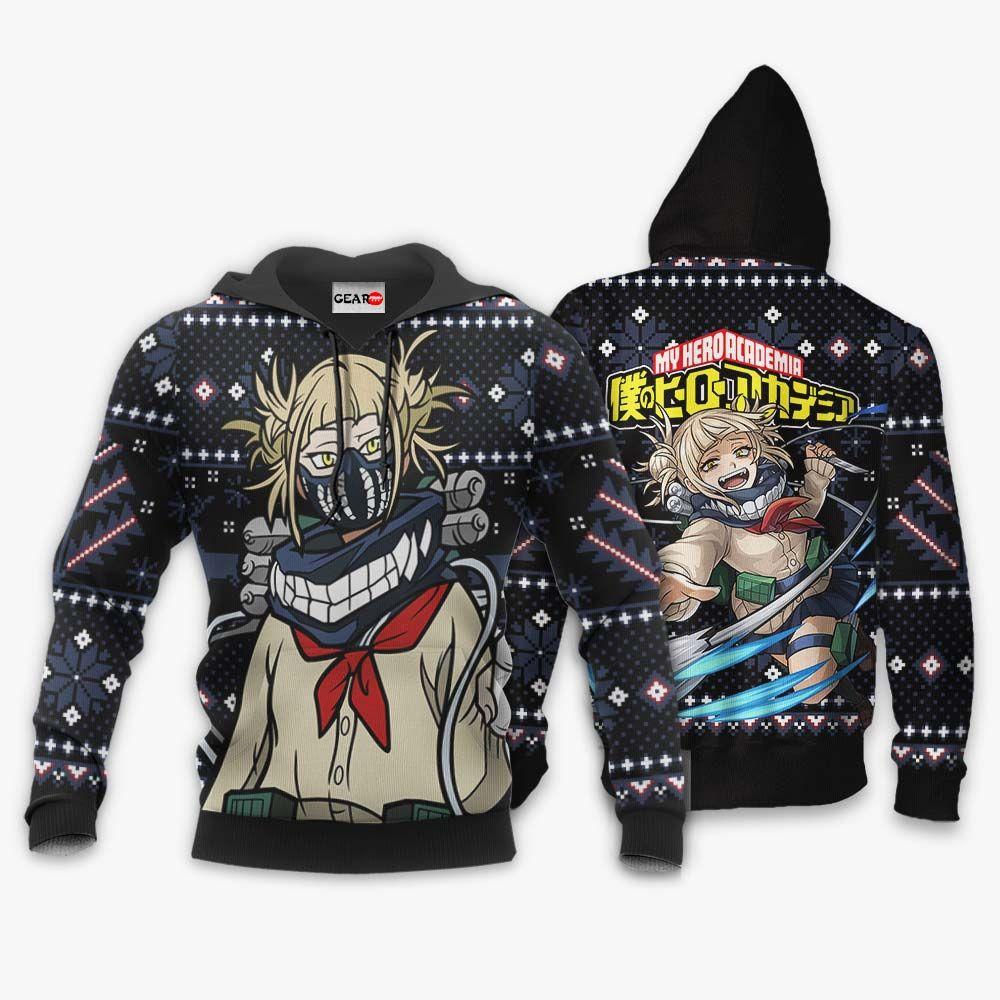 Himiko Toga Ugly Christmas Sweater Custom Anime My Hero Academia Xmas ...